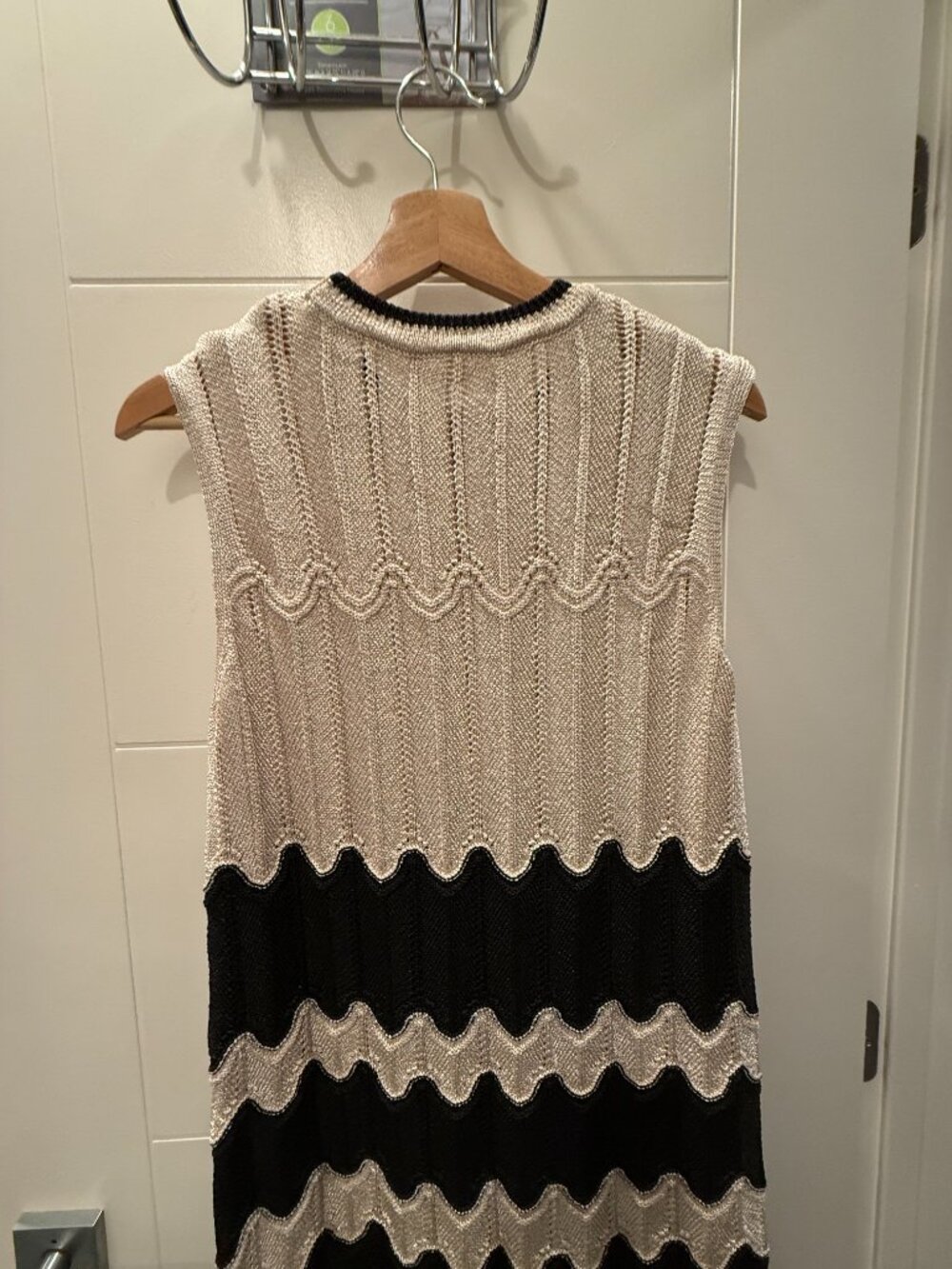 MANGO Women's Fringed Hem Midi Dress Size L - Picture 11 of 15